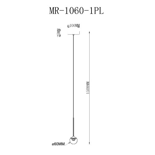 Подвесной светильник MyFar Kollins MR1060-1PL