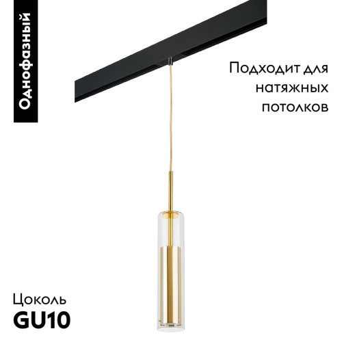 Трековый однофазный светильник Lightstar Cilino (756012+595007) PRO756012