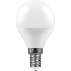 Лампа светодиодная Feron E14 11W 6400K Шар Матовая LB-750 25948