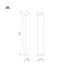 Ландшафтный светильник Arlight LGD-JASMUS-BOLL-H900-12W Warm3000 (BK, 93 deg, 230V) 050732