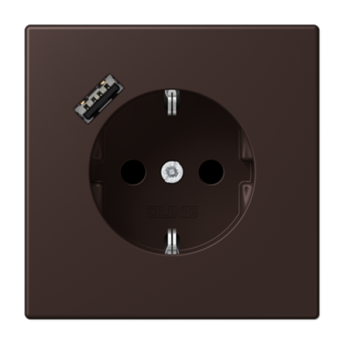 Розетка 2K+З USB Typ A Jung LC1520-18A252