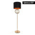 Торшер Lumina Deco Monteroni LDF 5532 F.GD+BK