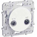 Розетка R-TV/SAT Schneider Electric Odace S52R454