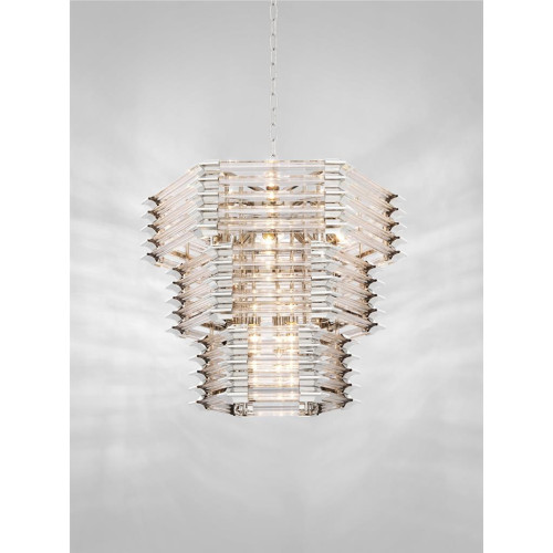 Подвесная люстра Delight Collection Wren KG0970P-12 nickel