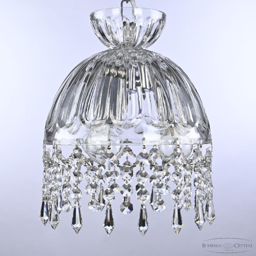 Подвесной светильник Bohemia Ivele Crystal 5478/22 Ni Clear/M-1H Drops Подвесной светильник Bohemia Ivele Crystal 5478/22 Ni Clear/M-1H Drops
