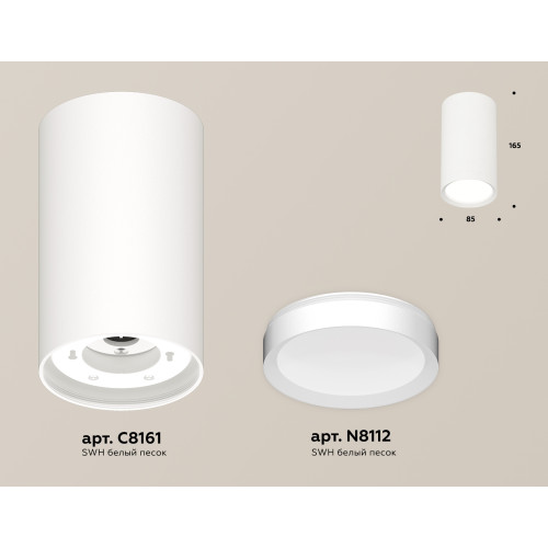 Потолочный светильник Ambrella Light Techno Spot XS8161001 (C8161, N8112)