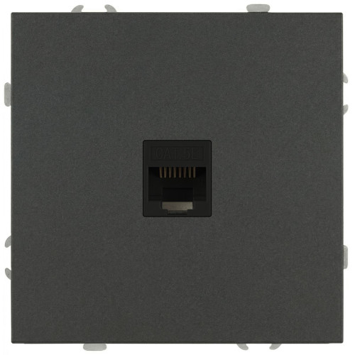 Розетка Эра Galaxy 15-3107-06 информационная RJ45 IP20 графит Б0070745