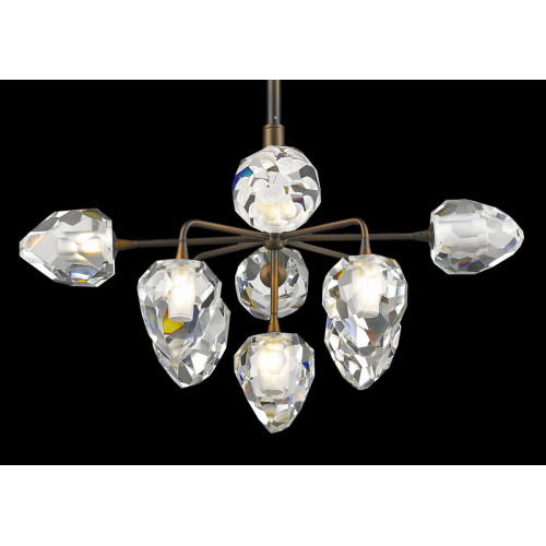 Подвесная люстра Delight Collection On the Rocks P68038L-9 gold