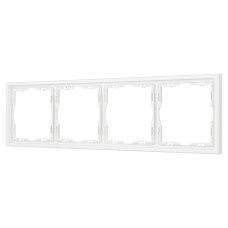 Рамка пластиковая Arlight FRM-NOBE-SFPL-4-WH 054223