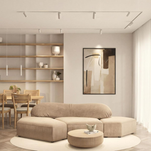 Трековый однофазный светильник Denkirs Simple Spot DK8110-WH