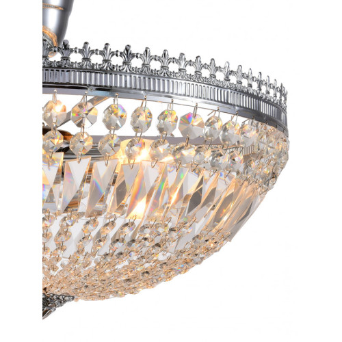 Люстра на штанге Natali Kovaltseva ROCOCO 81406/6C CHROME