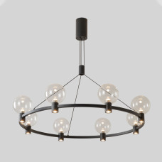 Подвесная люстра Crystal Lux DUET SP56W LED BLACK Подвесная люстра Crystal Lux DUET SP56W LED BLACK