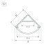 Алюминиевый профиль Arlight SL-KANT-H20-2000 ANOD 049015