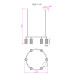 Подвесная люстра Myfar Alex MR2171-6P