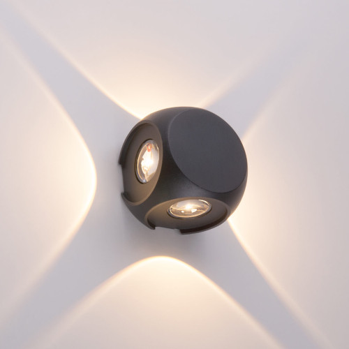 Настенный светильник Elektrostandard 1504 TECHNO LED CUBE черный 4690389147739