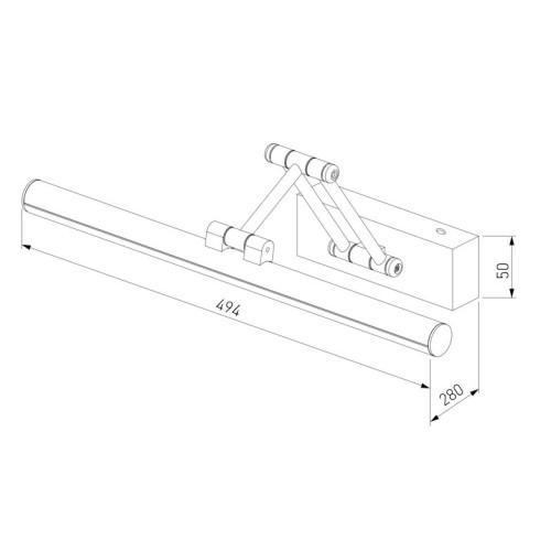Подсветка для картин Elektrostandard Monza LED 40128/LED бронза 4690389198427 a064138