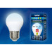 Лампа светодиодная (UL-00002378) Uniel E27 6W 4000K матовая LED-G45-6W/NW/E27/FR/MB PLM11WH
