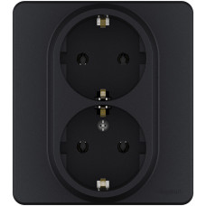 Розетка двойная с/з Legrand Inspiria 673753