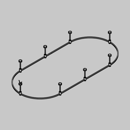 Основание Short для трековых светильников Maytoni Technical Flarity TFC-Flar-S01-PT