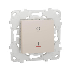 Выключатель одноклавишный Schneider Electric Unica New NU526244S