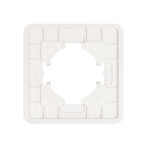 Рамка стеклянная на 1 пост Arlight FRM-OMALI-SFGS-1-WH 049675