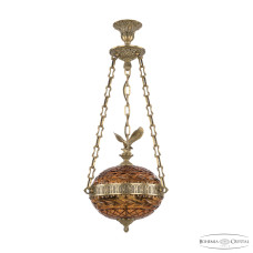 Подвесной светильник Bohemia Ivele Crystal 71000P/30 FP Amber/M-1F FE1M