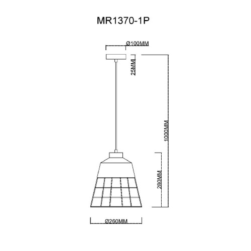 Подвесной светильник MyFar Hill MR1370-1P