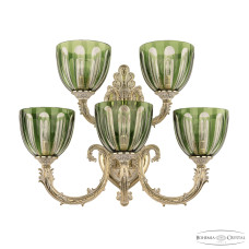 Бра Bohemia Ivele Crystal Florence 7109B16/3+2/210 GW P1 U Clear-Green/H-1H