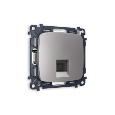 Комплект механизма компьютерной розетки RJ-45(8P8C) CAT6 со шторкой Ambrella Volt Omega MO512010