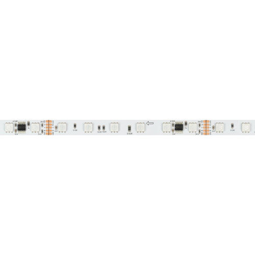 Светодиодная лента Arlight DMX-B60-10mm 24V RGB-PX6 (14 W/m, IP20, 5m)  039183(1)