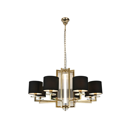 Подвесная люстра Newport 35406+1/C gold без абажуров М0069057