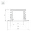 Профиль Arlight PDS-F-2000 ANOD 012083
