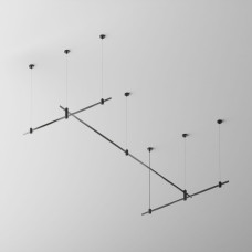 Основание двухуровневое на тросовых подвесах Hang для трековых светильников Maytoni Technical Flarity TFC-Flar-H07-B