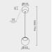 Подвесной светильник Modelux ML.2338.150 BK-GD