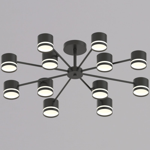 Люстра на штанге Reluce 89730-0.3-12 GX53 BK