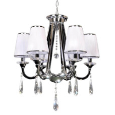 Подвесная люстра Lumina Deco Milesia LDP 8926-6 WT+CHR