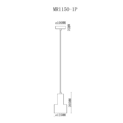 Подвесной светильник MyFar Lima MR1150-1P