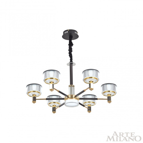 Подвесная люстра Arte Milano Neapolis 276210/6 BK/GD