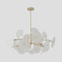 Люстра на штанге Crystal Lux DANDELION SP10 GOLD