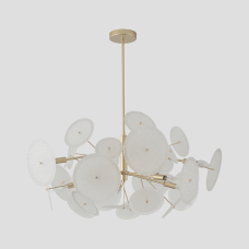 Люстра на штанге Crystal Lux DANDELION SP10 GOLD Люстра на штанге Crystal Lux DANDELION SP10 GOLD