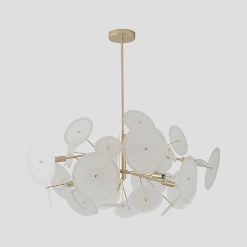 Люстра на штанге Crystal Lux DANDELION SP10 GOLD Люстра на штанге Crystal Lux DANDELION SP10 GOLD