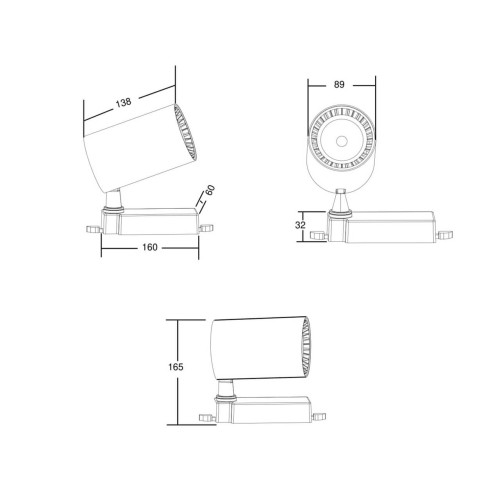 Трековый светильник Maytoni Technical Vuoro TR029-3-20W3K-B