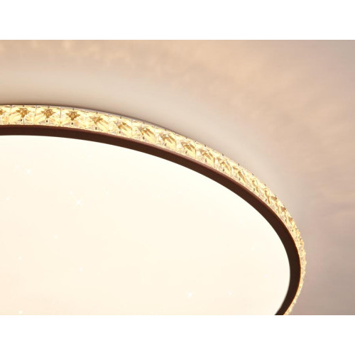 Потолочный светодиодный светильник Ambrella Light Orbital Crystal FF71