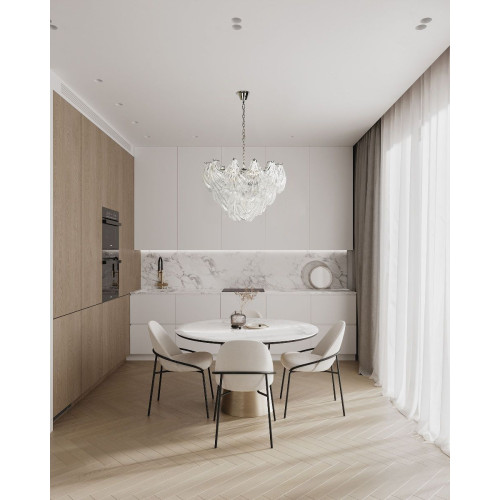 Подвесная люстра DeLight Collection BRCH9136 nickel