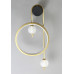 Бра Crystal lux RODRIGO AP20W LED BLACK/GOLD