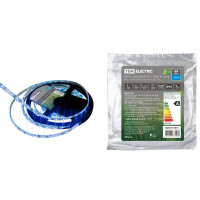 Светодиодная влагозащищенная лента TDM Electric 12В 2835 4,8Вт/м синий 5м IP65 SQ0331-0313