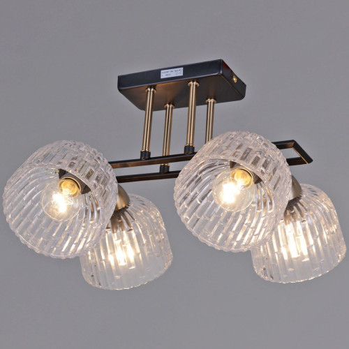 Потолочная люстра Illumico IL0794-4CSQ-25BKAB ELITE Потолочная люстра Illumico IL0794-4CSQ-25BKAB ELITE