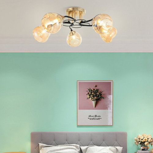 Потолочная люстра Arte Milano Amalfi 324106/5 FG+BK
