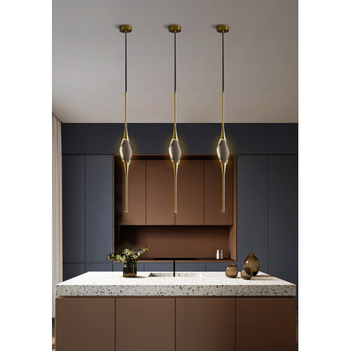 Подвесной светильник DeLight Collection Pezzo OM82112-1b gold