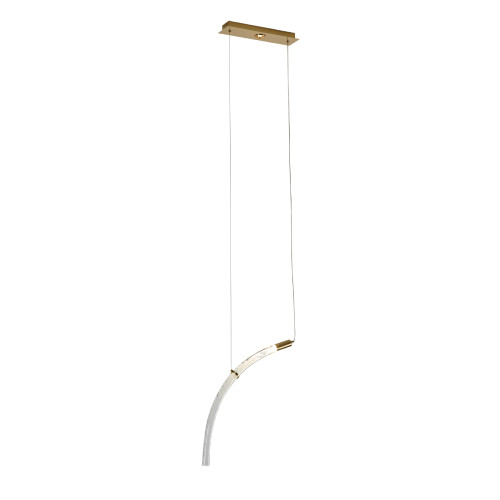 Подвесной светильник Delight Collection OD2412 OD2412-1 gold/clear Подвесной светильник Delight Collection OD2412 OD2412-1 gold/clear
